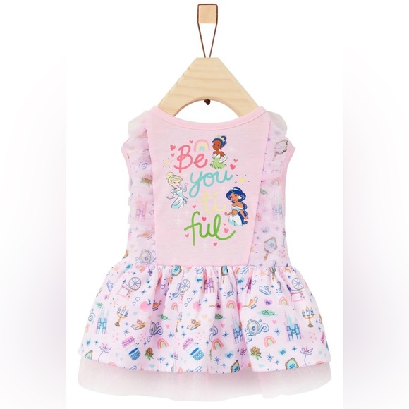 🐶🐱 NWT Disney Princesses “Be-YOU-tiful” Dog and Cat Dress in Size Small - Picture 1 of 7